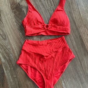 Aerie Vibrant Red Swimwear
